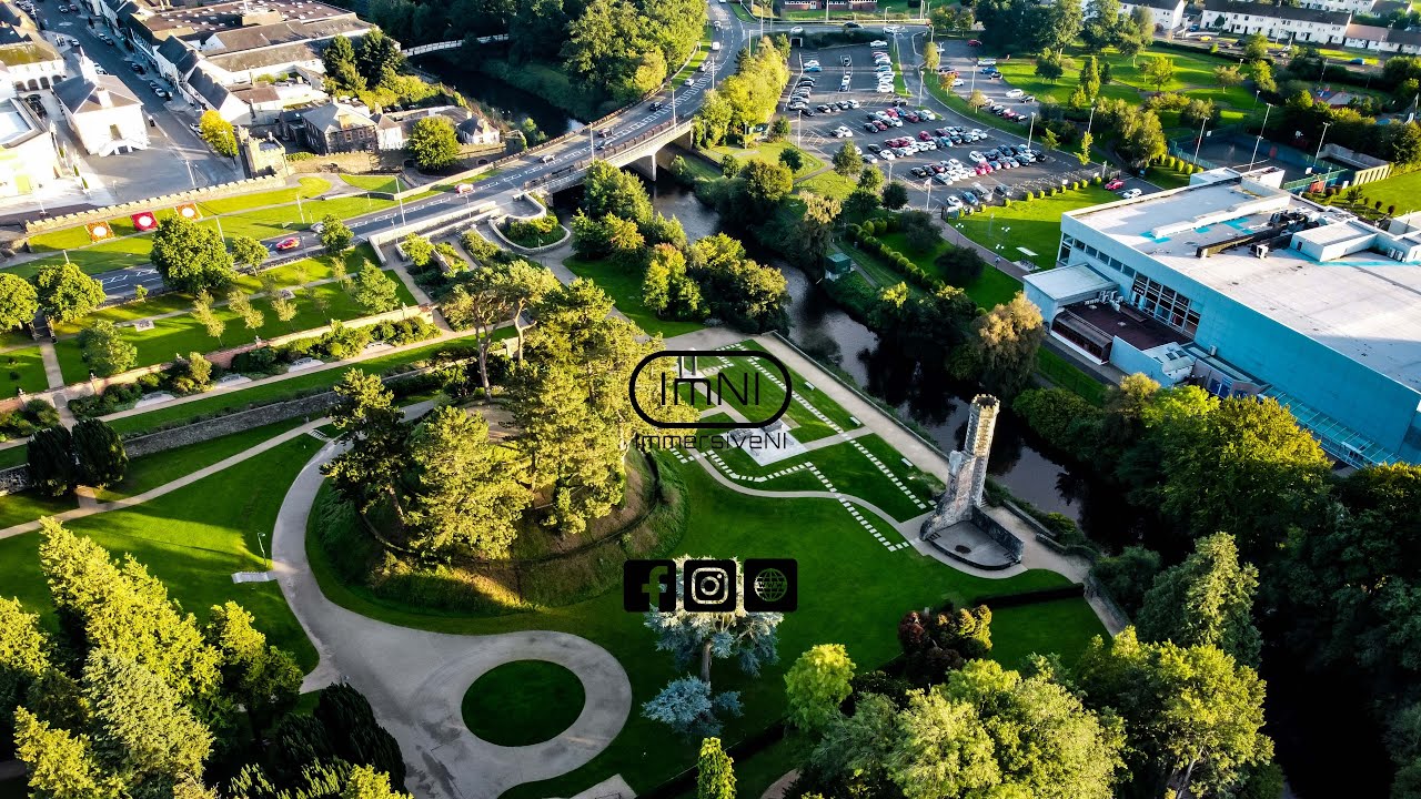 Antrim Town from the Air