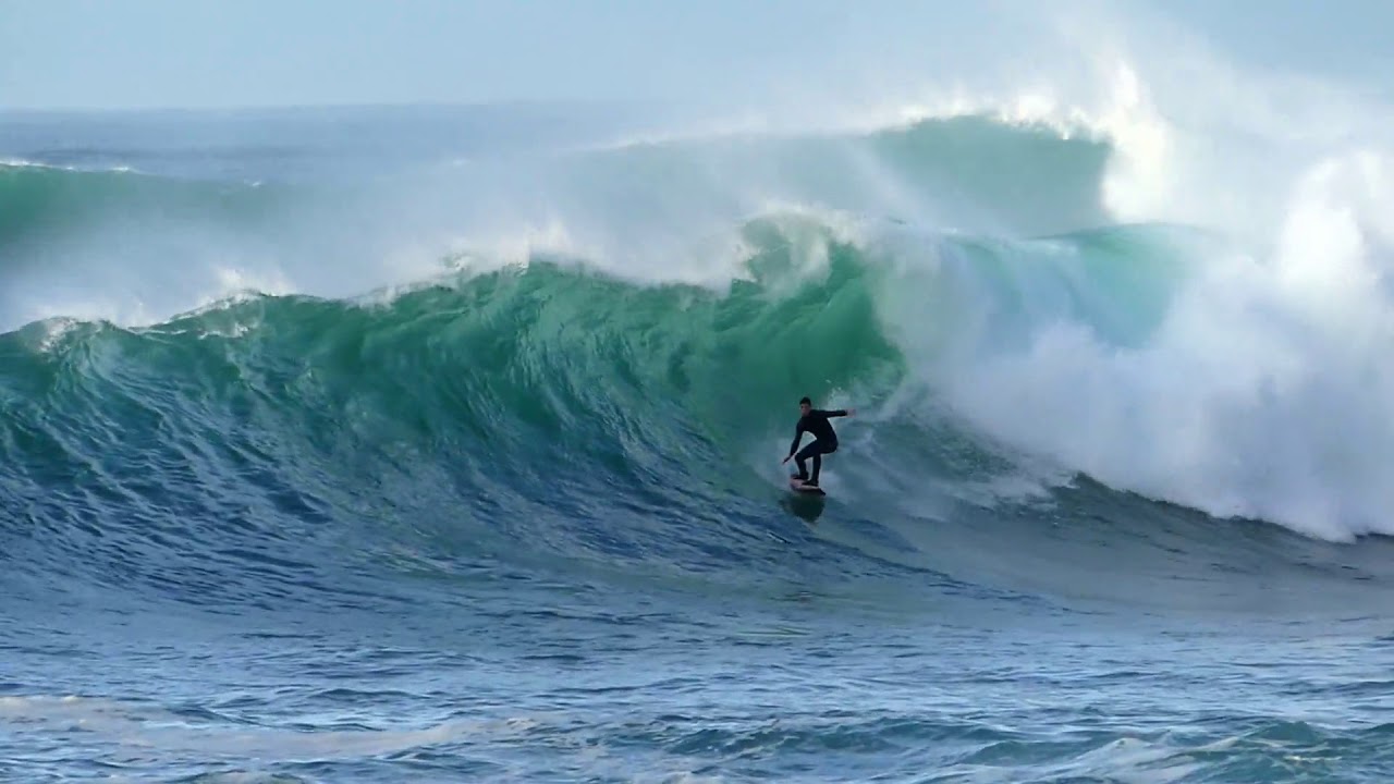 Big waves in Basque Country