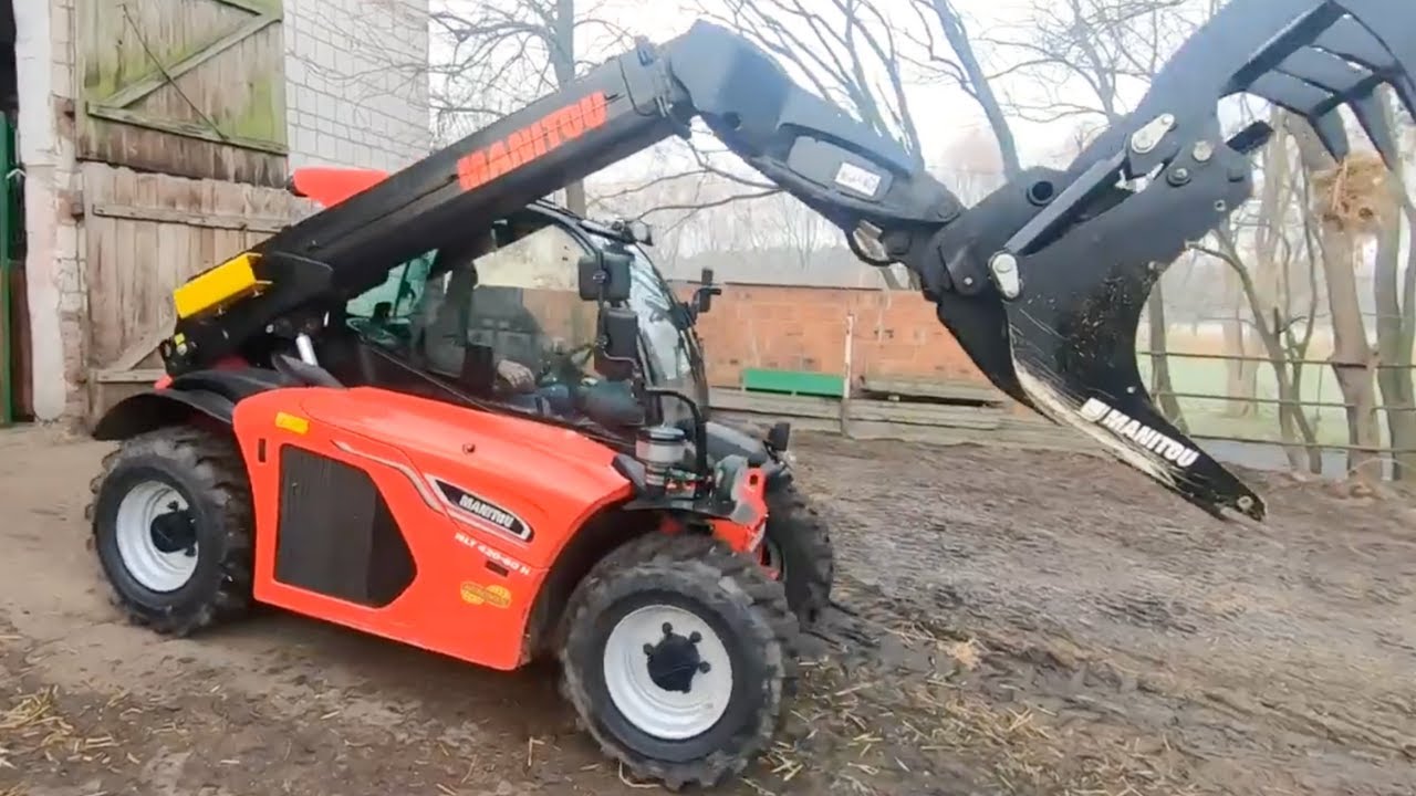 Ładowarka Manitou 420-60 H i sportowe konie