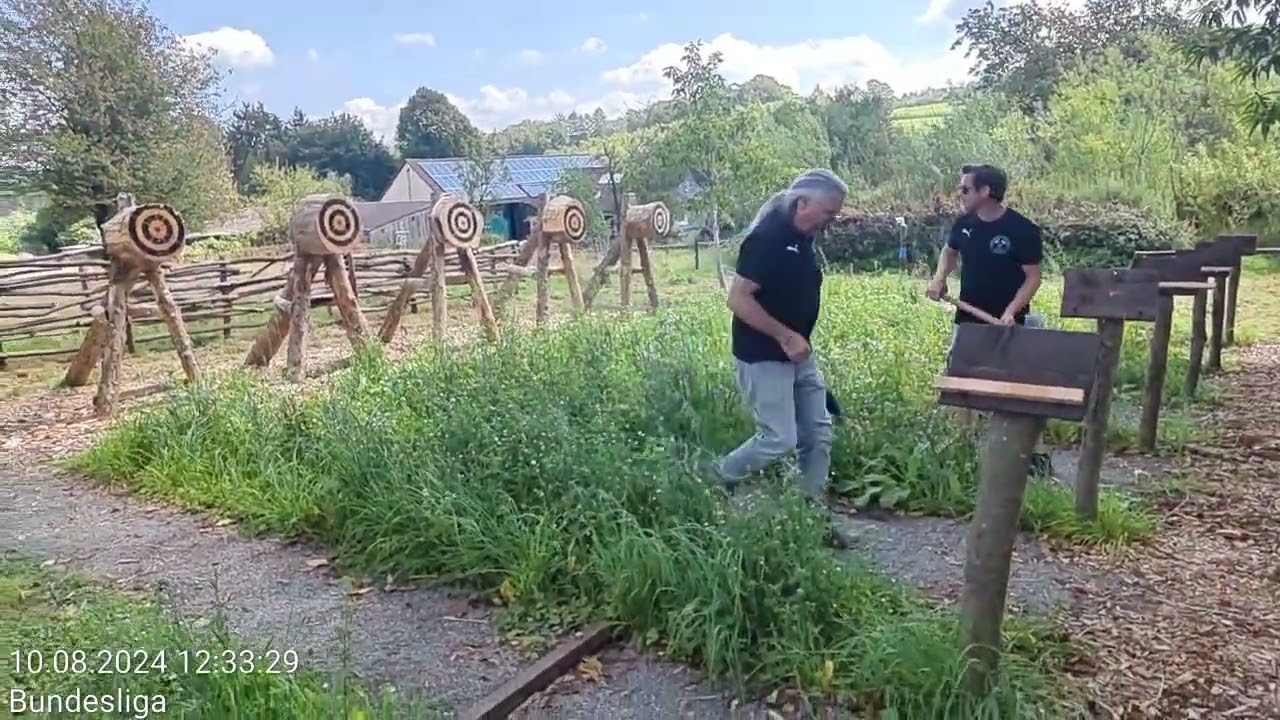 BuLi 08 2024 Einzel Klaus Mathis Bergische Axtwerfer