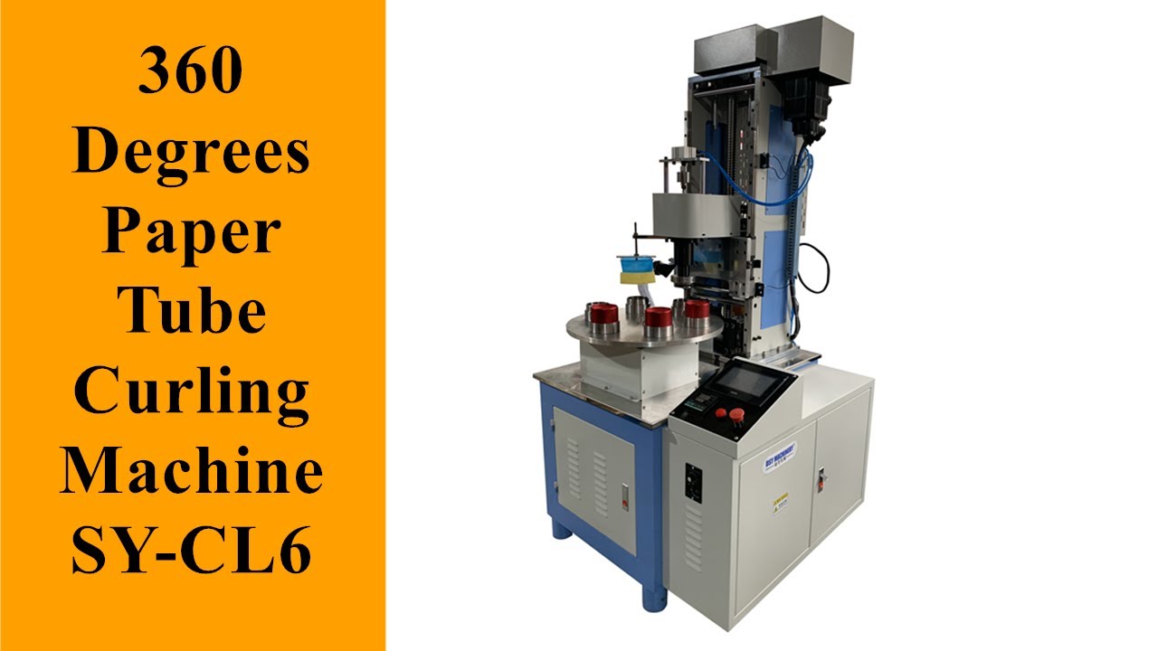 360  Degrees Servo Motor Paper Tube Curling Machine SY-CL6(Perfect Curling)