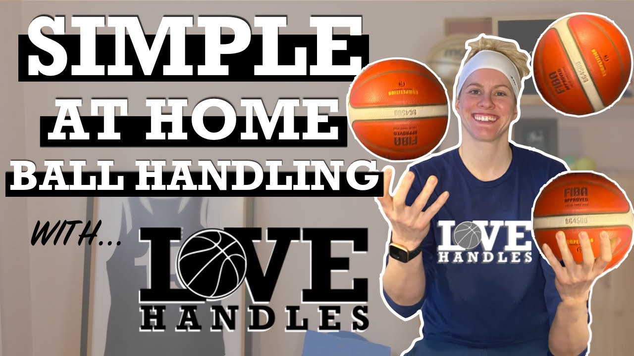 5 simple NO DRIBBLE ball handling exercises... SITTING DOWN!