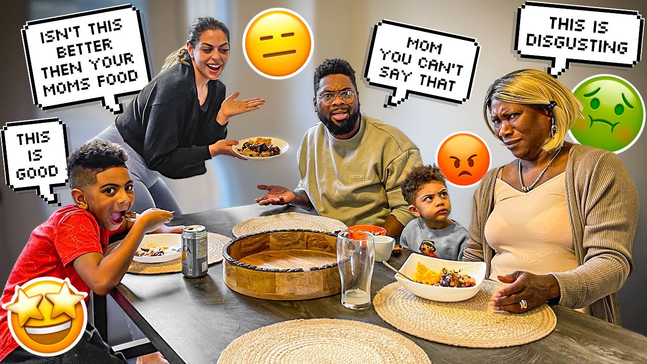 TELLING MY DAUGHTER IN LAW HER FOOD IS DISGUSTING TO SEE HER REACTION