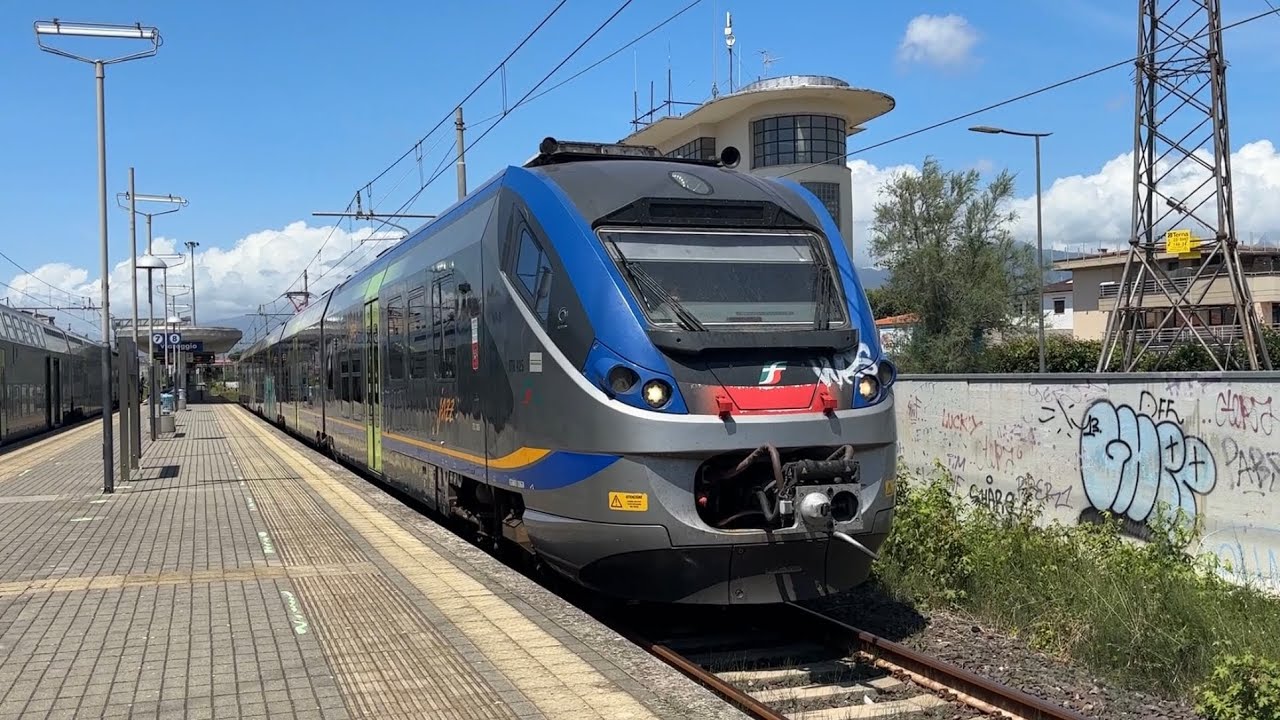 [Full Journey] Trenitalia 🇮🇹 shuttle through the Tuscan countryside POV (Viarrggio - Lucca)