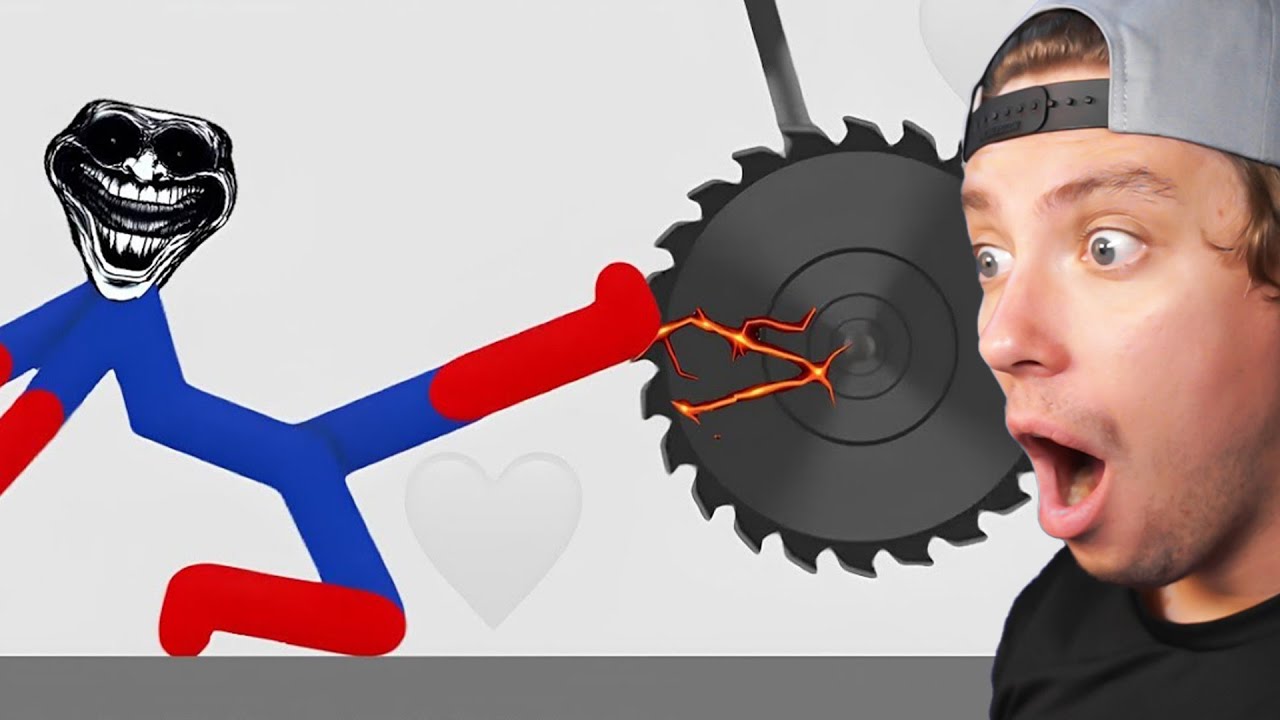 Реакция на забавные моменты WILD Stickman