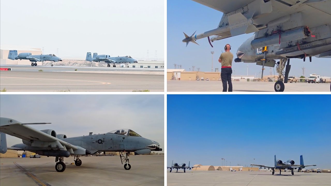 U.S. Air Force Exercise: Witness an A-10 Thunderbolt II Takeoff!