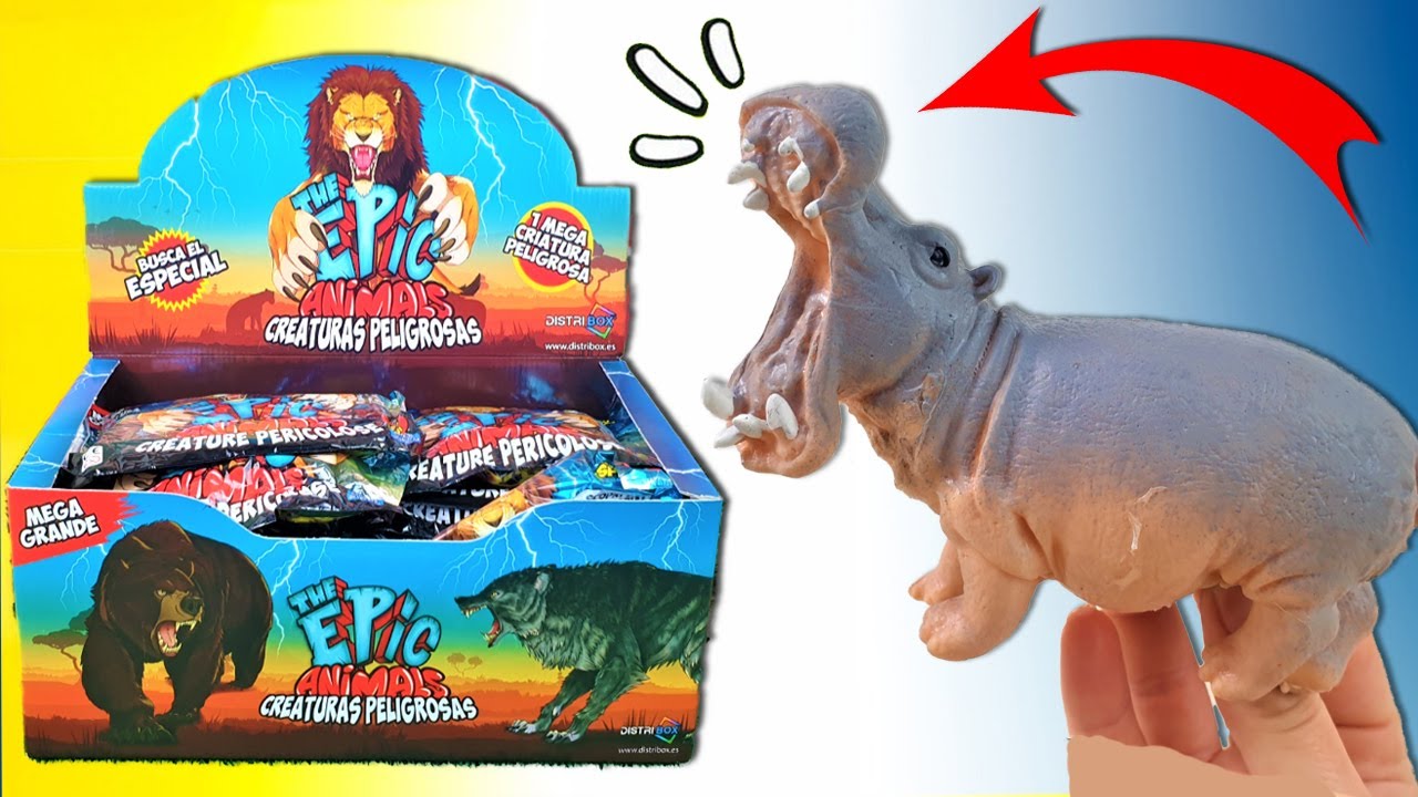 ANIMALES BLANDITOS DE LA JUNGLA | THE EPIC ANIMALS CRIATURAS PELIGROSAS  | Hipopotamo Elefante Leon
