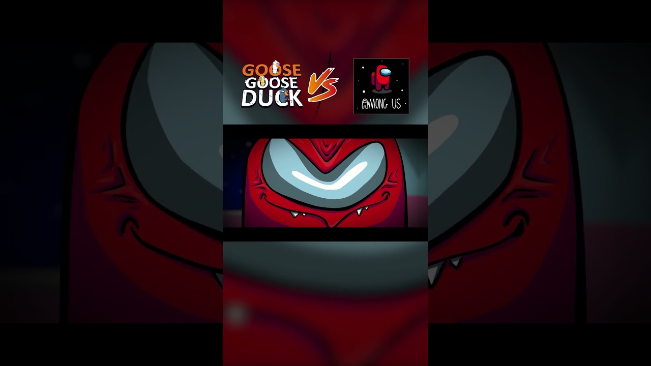 AMONG US V.S. GOOSE GOOSE DUCK АНИМАЦИЯ #обзоригры #goosegooseduck #amongus