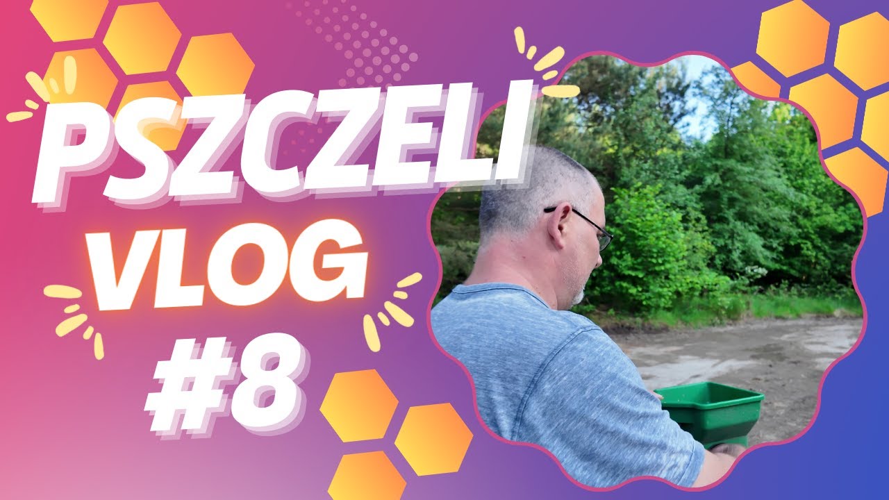 Pszczeli VLOG #8 - pogaduchy, mini-plusy, ule do unasieniania, wysiewanie trawy i koniczyny, stojaki