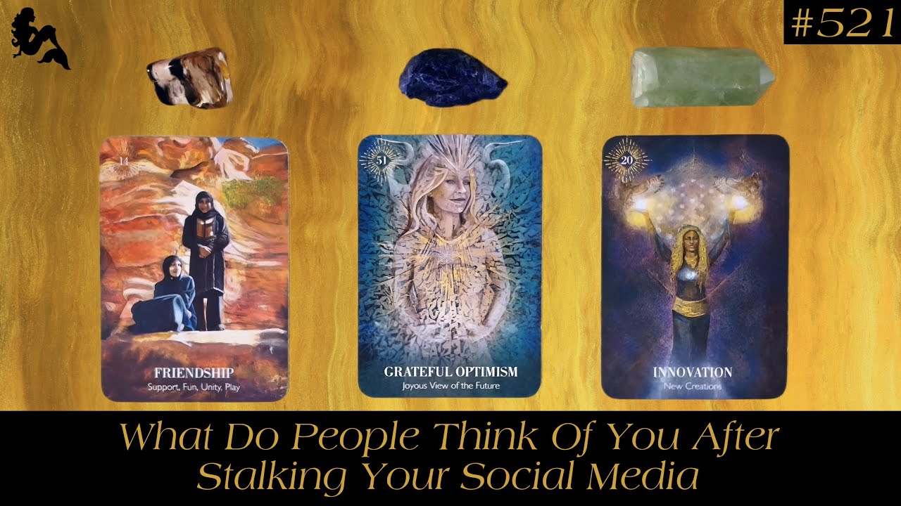 What Do People Think Of You After Stalking Your Social Media🤔💭😮‍💨 - Pick a Card Tarot Reading