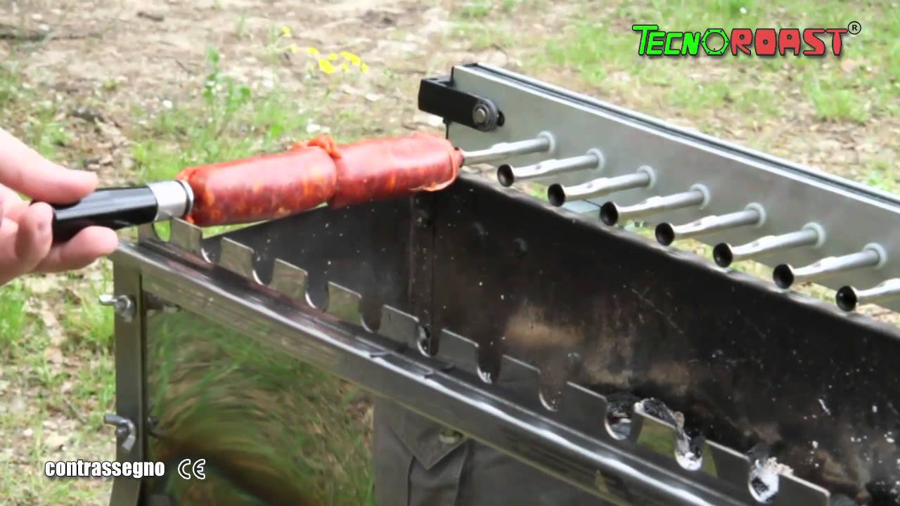 Tecnoroast 12 Spiedoni - Big skewers and spit grill
