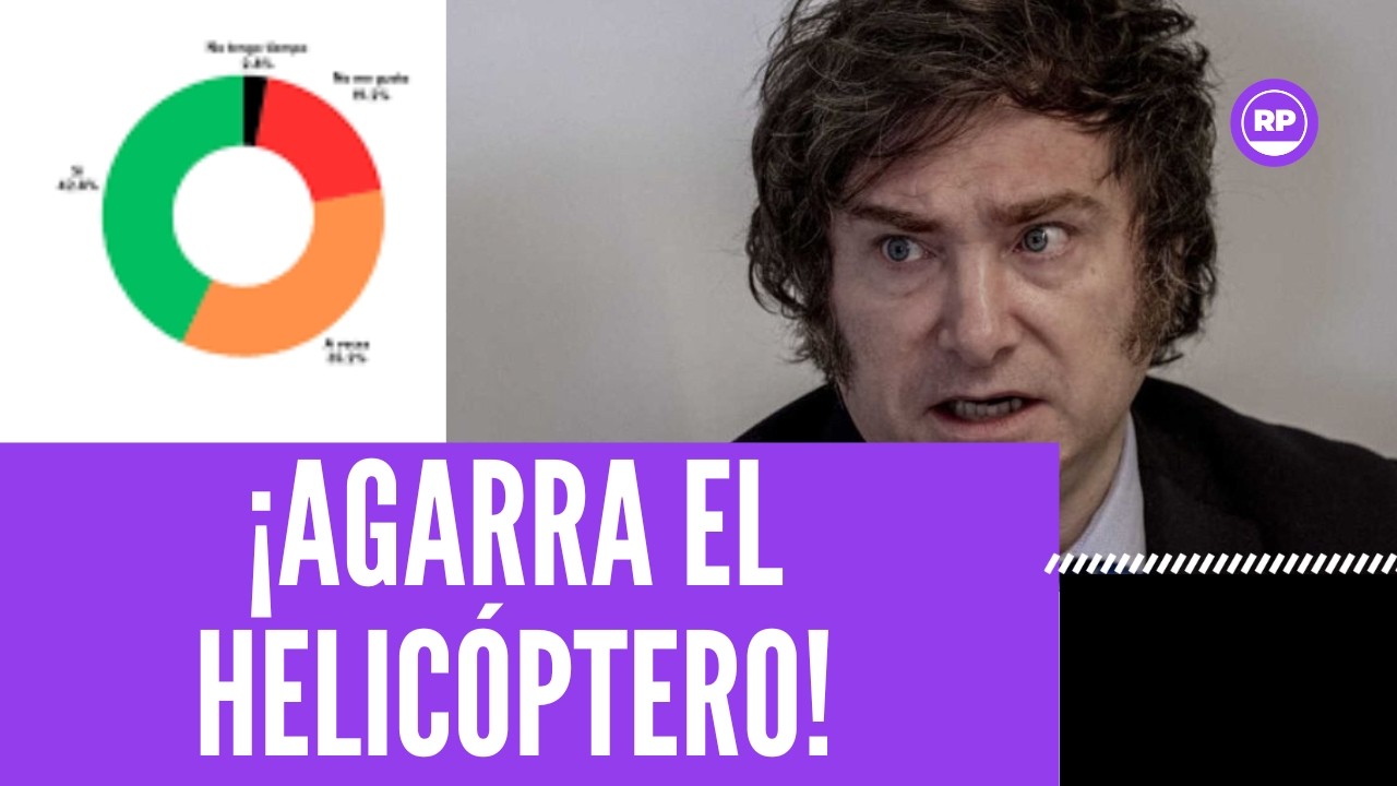 Milei en pánico por los números que acaban de salir en una encuesta: