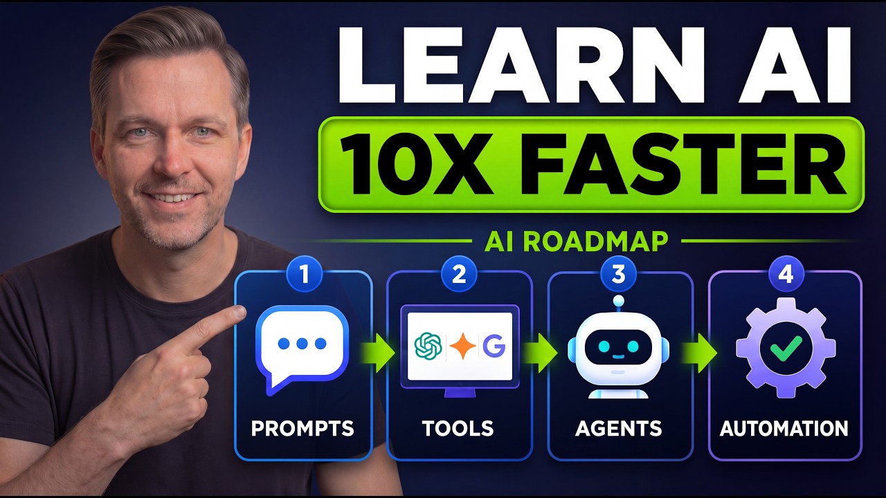 How To Learn AI Fast (Free Roadmap For Beginners)