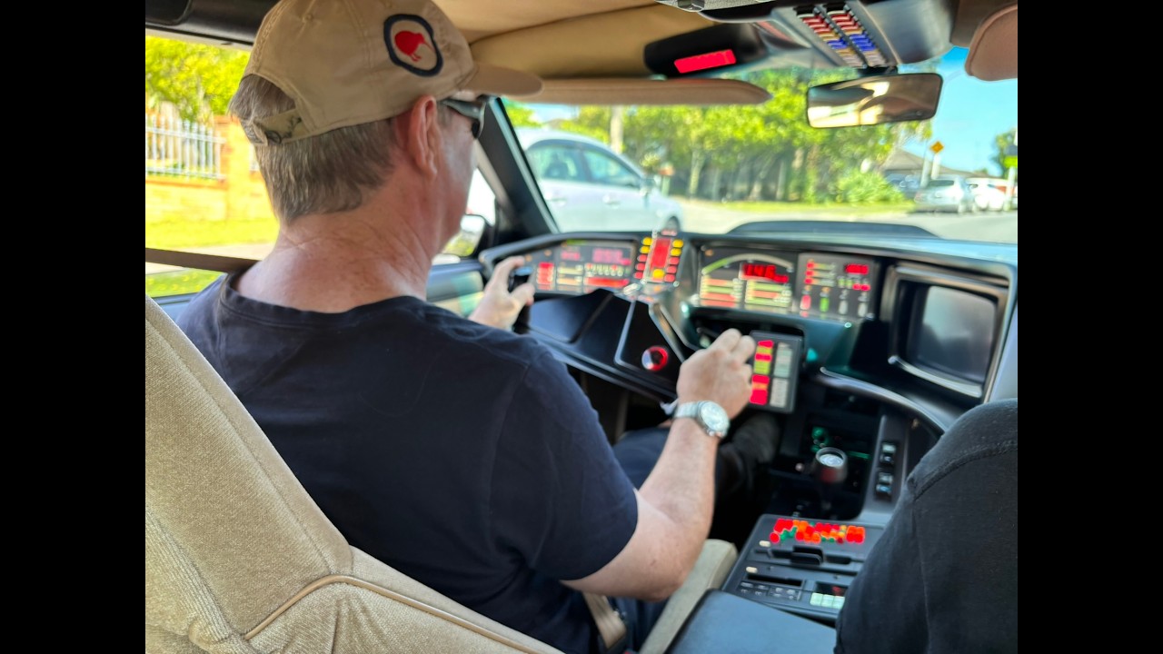 Driving K.I.T.T. in Auckland, New Zealand