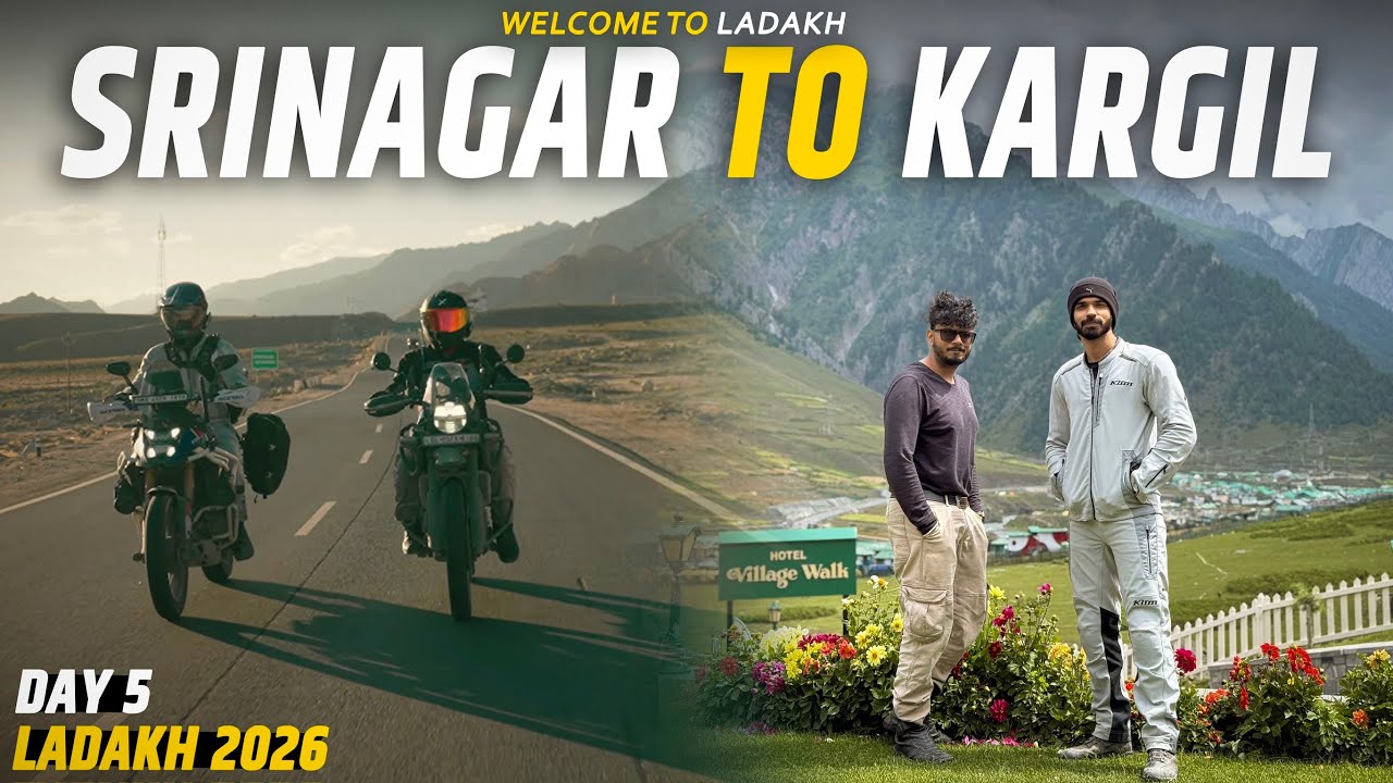 Srinagar To Kargil via Zojila Pass | Ladakh 2026 with @SnaxGaming 