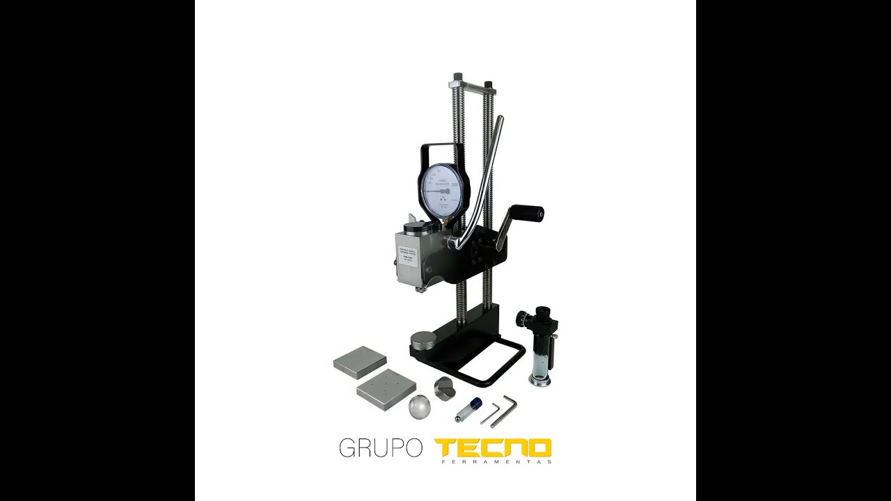 Durômetro portátil 3000Kg Brinell King 650HBW precisão 0.5% Novotest.br TEC-PHB-3000