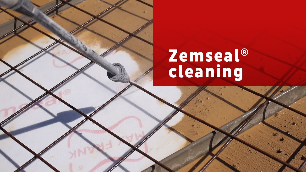 Zemseal&reg; sub-structure waterproofing system - cleaning