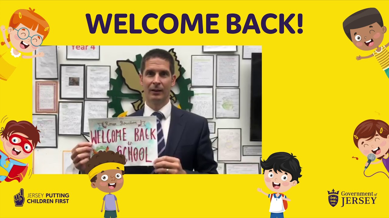 Welcome back! A message from schools around Jersey