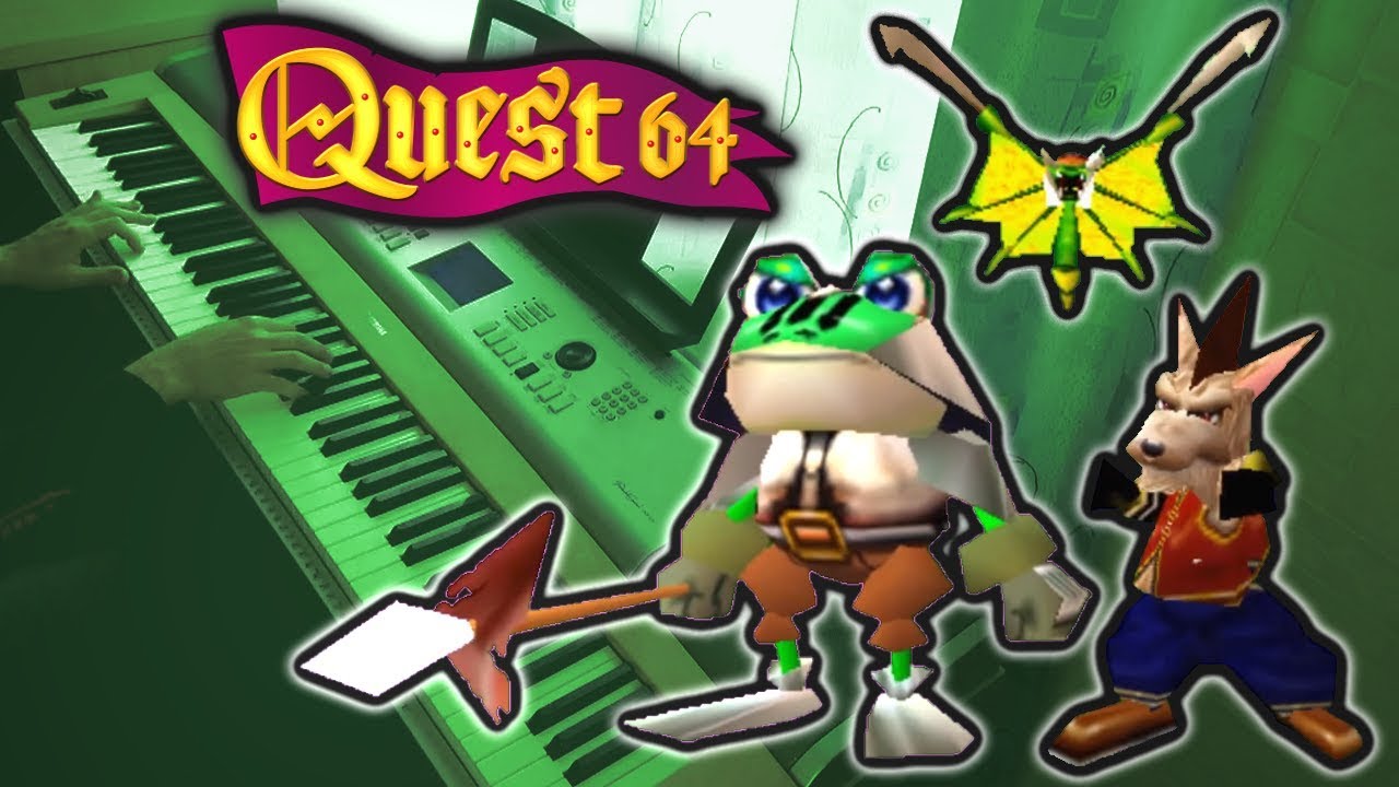 Quest 64 - In the Vast, Deep Forest 【Piano Cover】