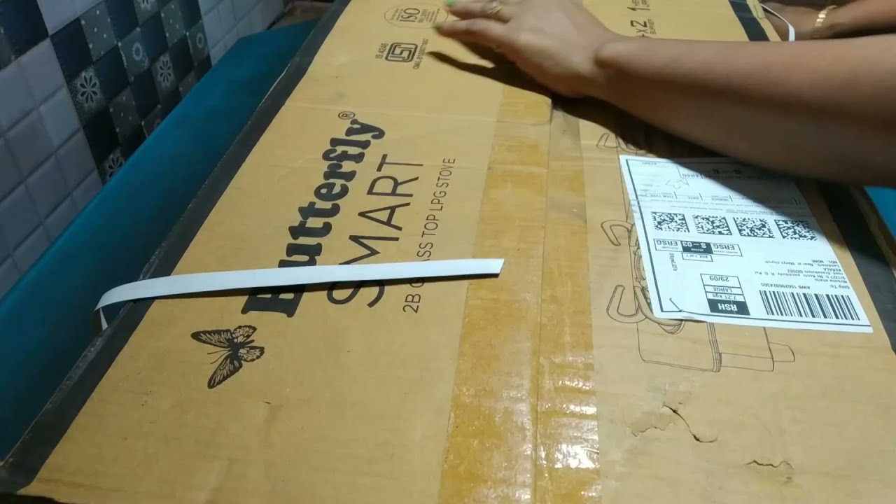Unboxing Butterfly gas stove || 2 burner Butterfly gas stove