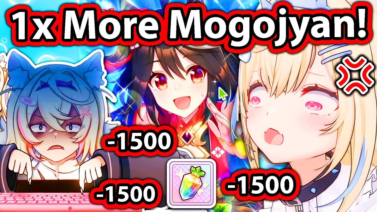 Fuwawa can't stop backseating Mococo Even During Gacha in Umamusume 【Hololive EN】