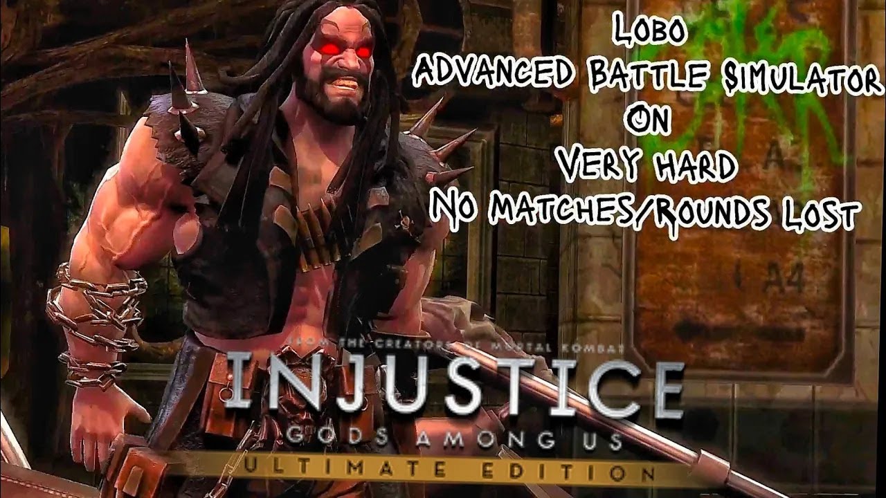 Injustice: Gods Among Us — классические битвы Lobo на очень сложном уровне сложности без проигран...