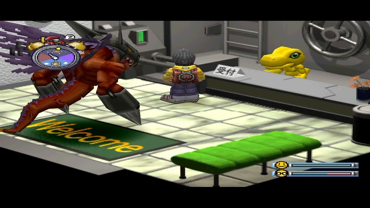 Recruiting Drimogemon in Digimon World.