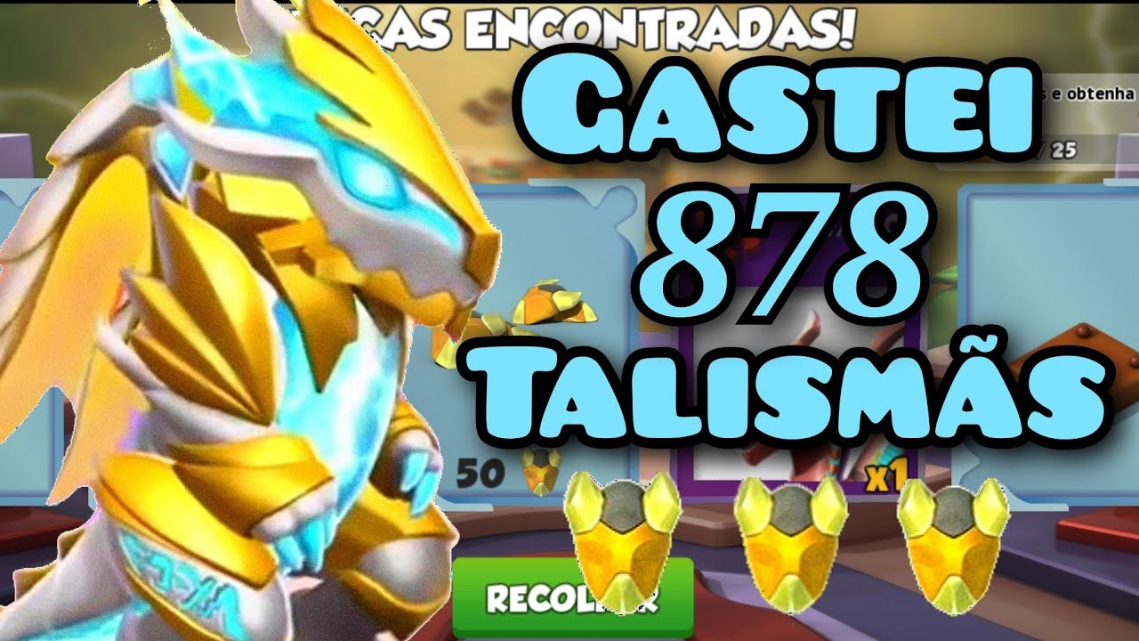 Dragon Mania Legends| Gastei 878 talism&atilde;s no drag&atilde;o Zeilk 🤩😄