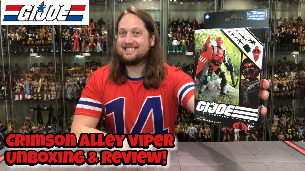 Crimson Alley Viper GIJOE Classified Series Unboxing & Review!