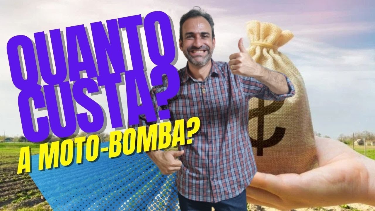 Quanto custa uma moto-bomba para irrigação? Com professor José Alves