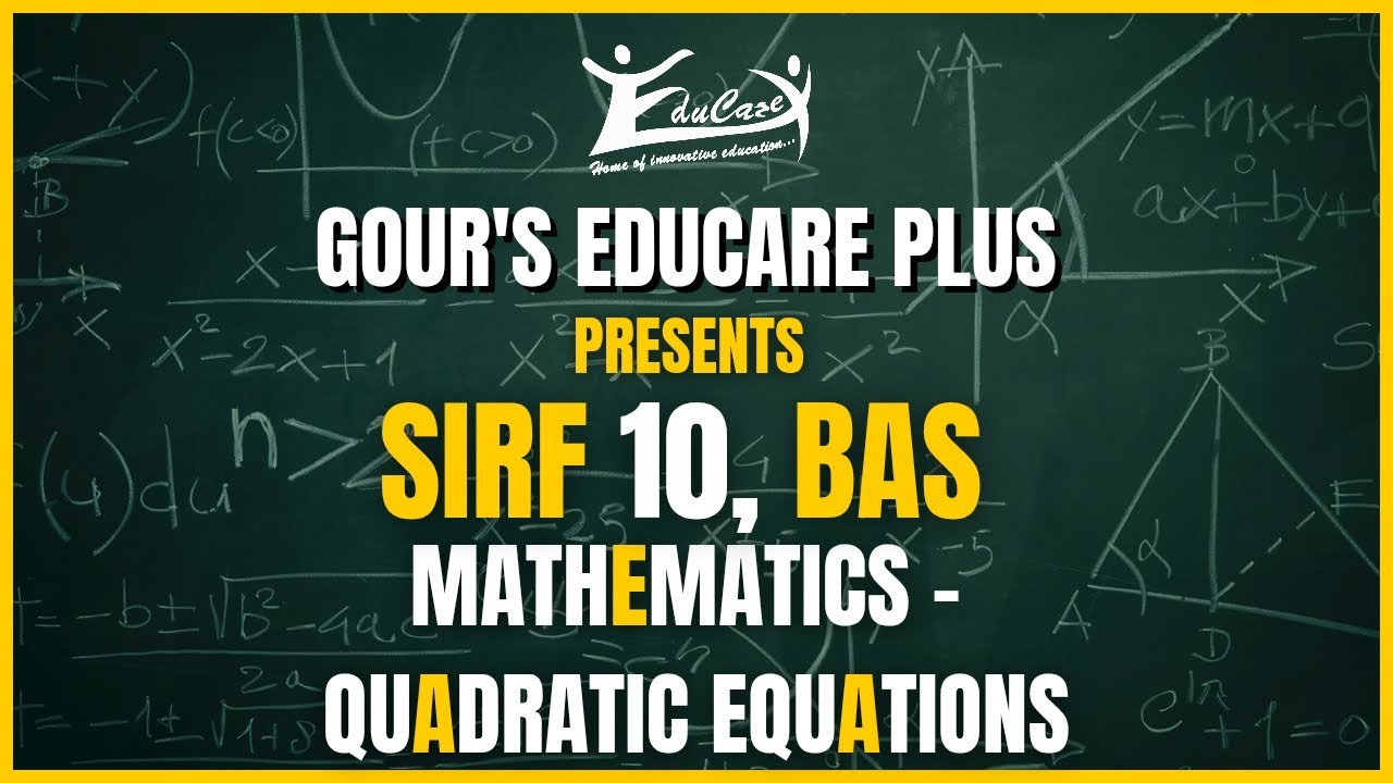 Class 10 CBSE Maths QUADRATIC EQUATIONS | Complete Chapter in Just 10 Questions | Board Exam 2026