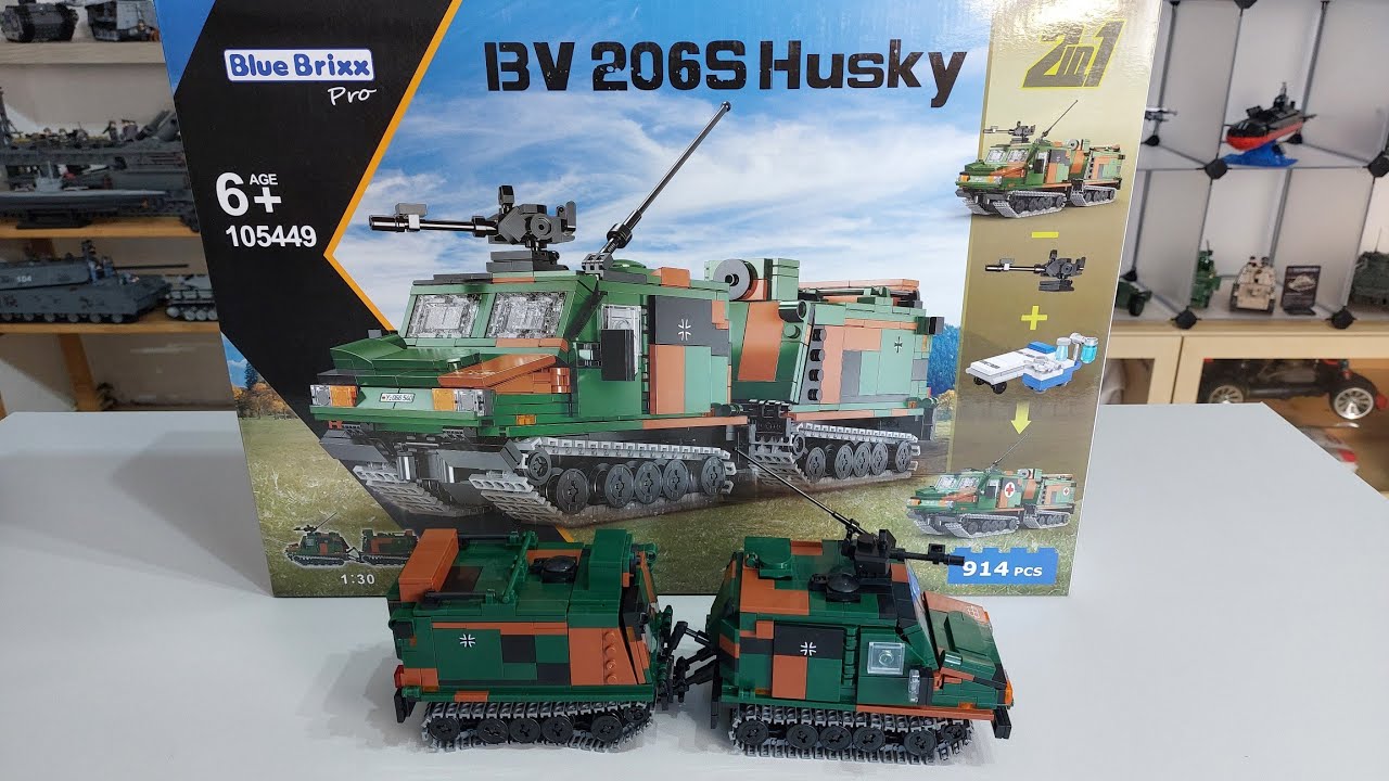 BlueBrixx Pro ( Xinbao) BV 206 Husky ( Hägglunds) jetzt wünsche ich mir die Wilhelm Bauer U-2540