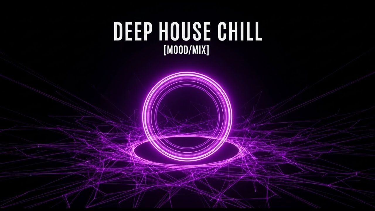 Deep House Chill Visualizer 8K Loop  Night Drive EDM Instrumental No Vocals 122 BPM