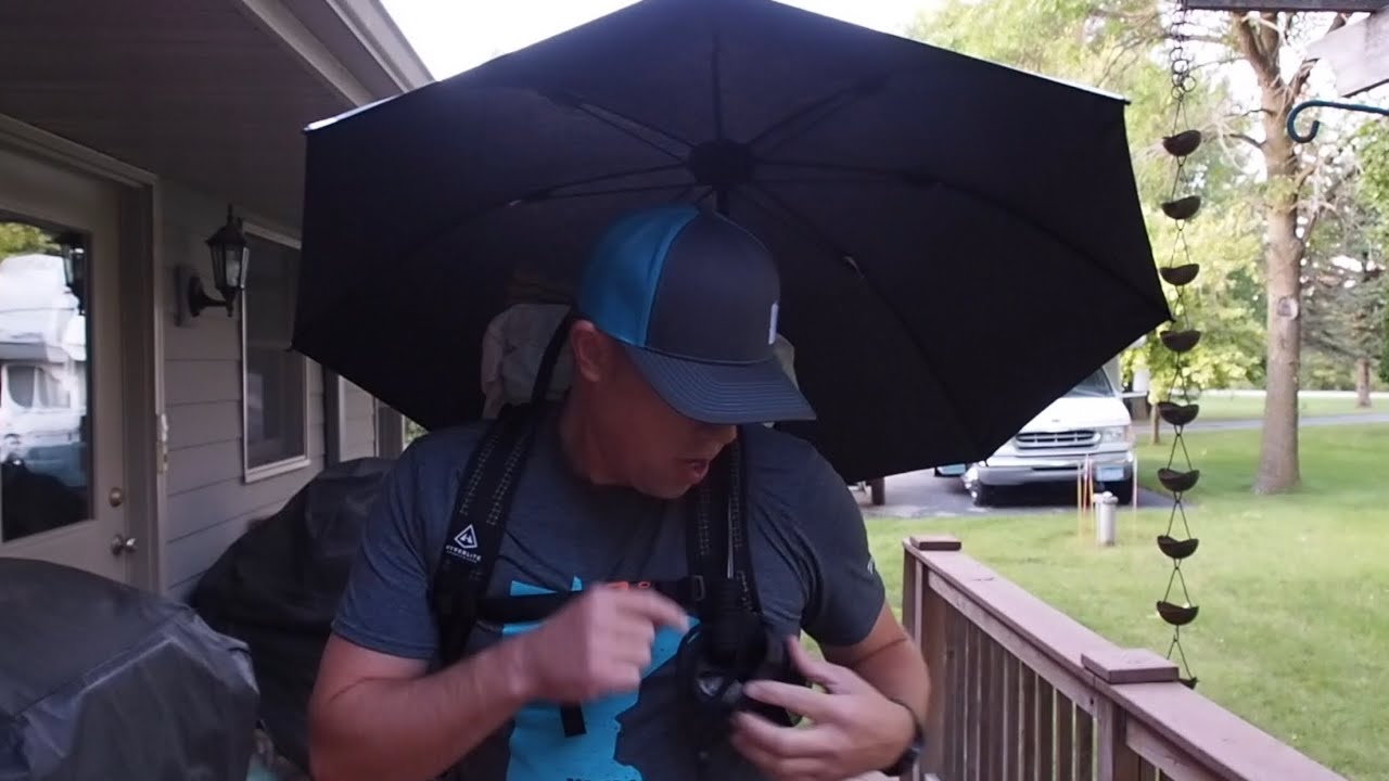 How I attached my UL Umbrella to my pack