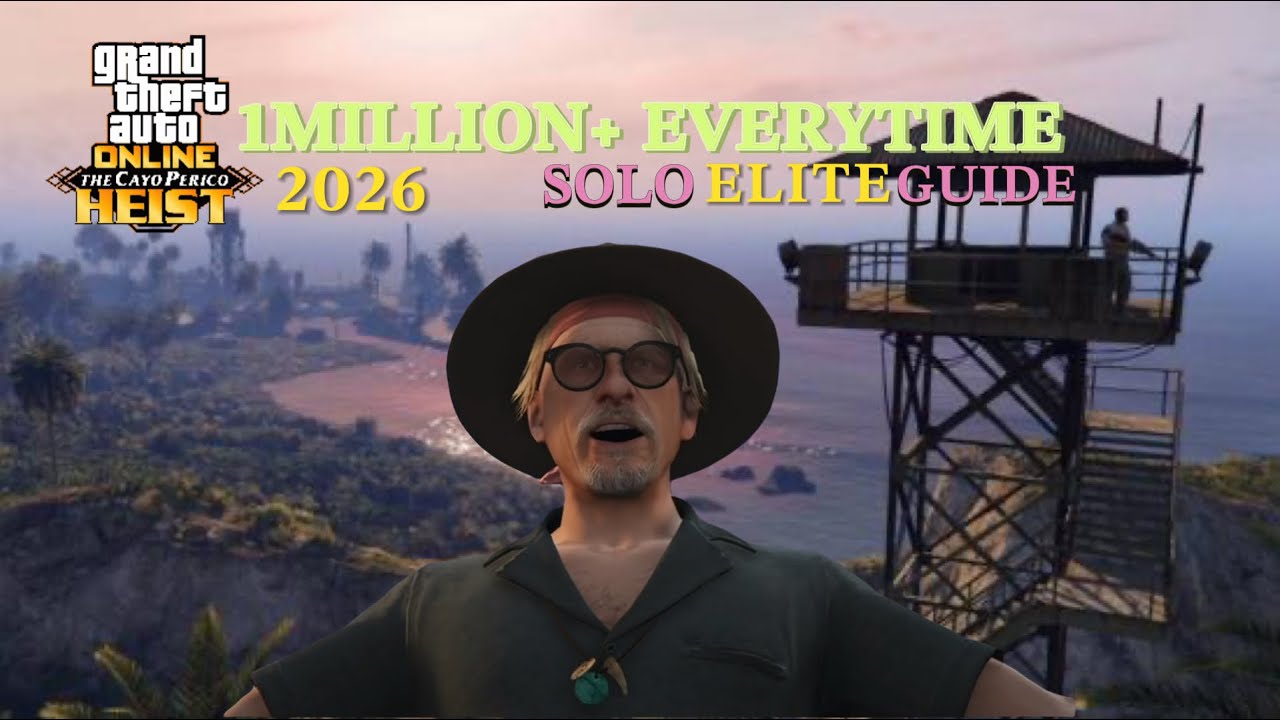 GTA 5 Online The Ultimate Solo Cayo Perico Heist Guide!! (2026 Elite Challenge)