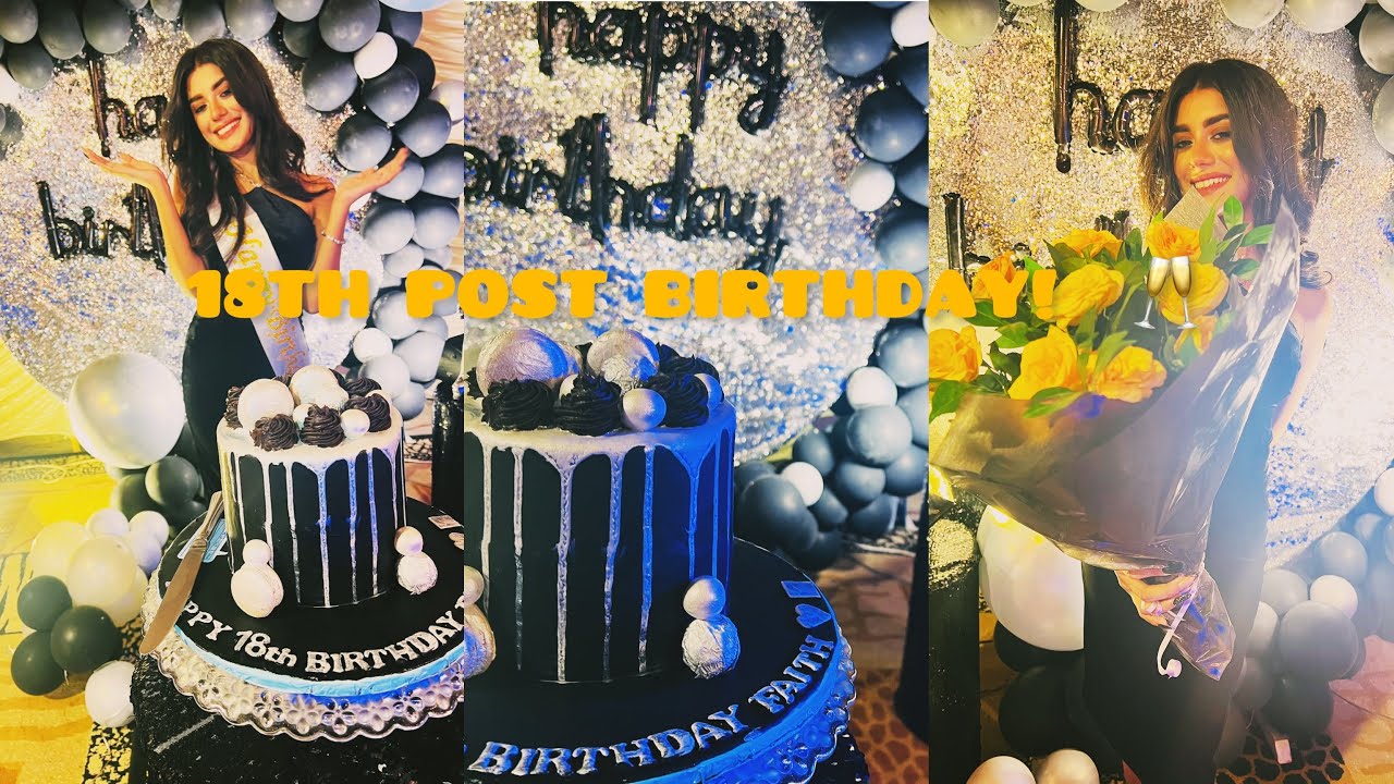 MY POST 18th BIRTHDAY CELEBRATION!🥂PART-I| FAITH JOHN
