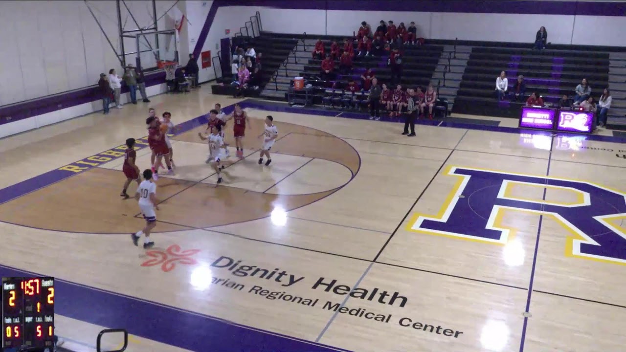 Righetti HS vs Paso Robles HS Boys' Freshman Basketball