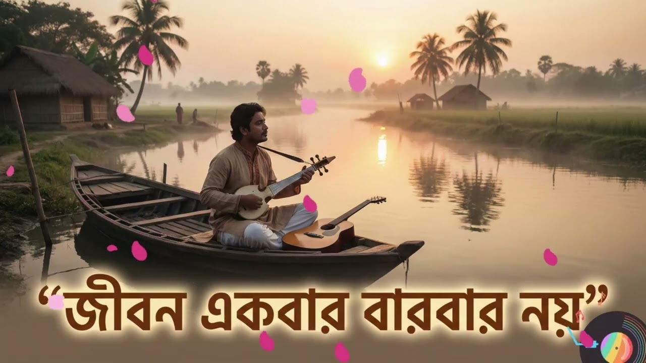 জীবন একবার বারবার নয় | Jibon Ekbar Barbar Noy | Bengali Folk Acoustic Life Song | Sanjit Singh