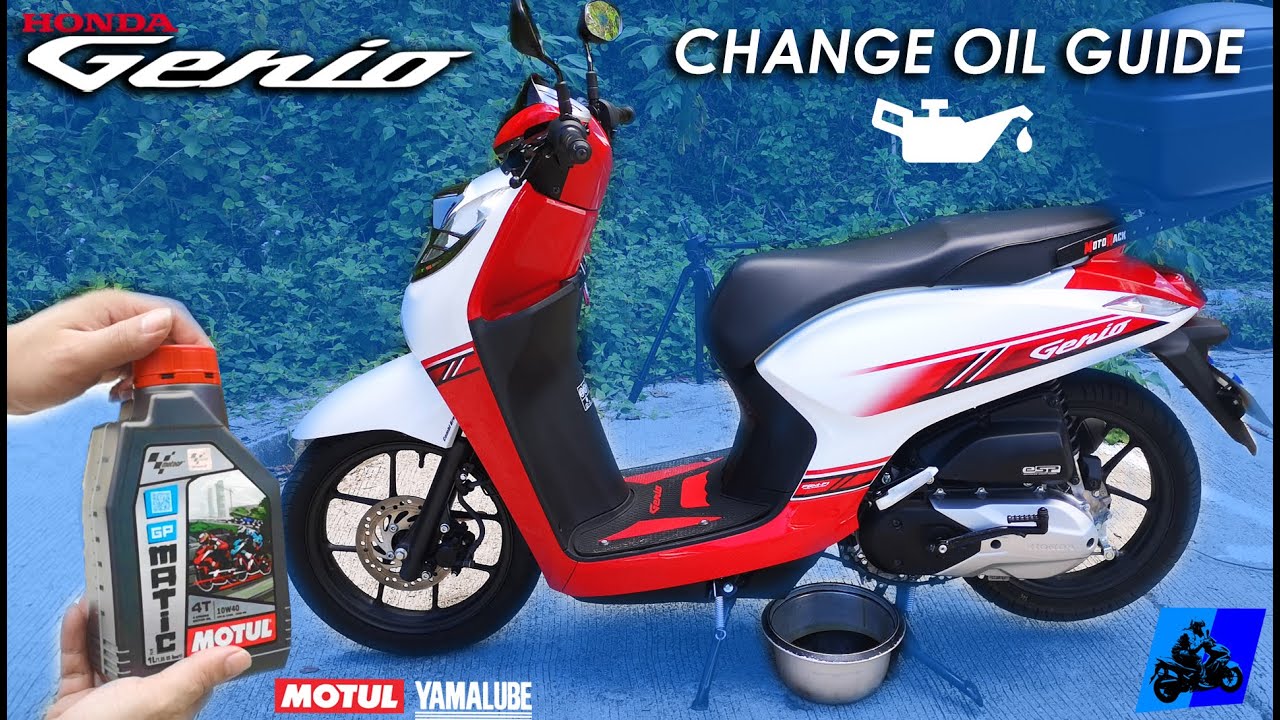How to change Engine Oil and Gear oil in Honda Genio  [DIY Tutorial]