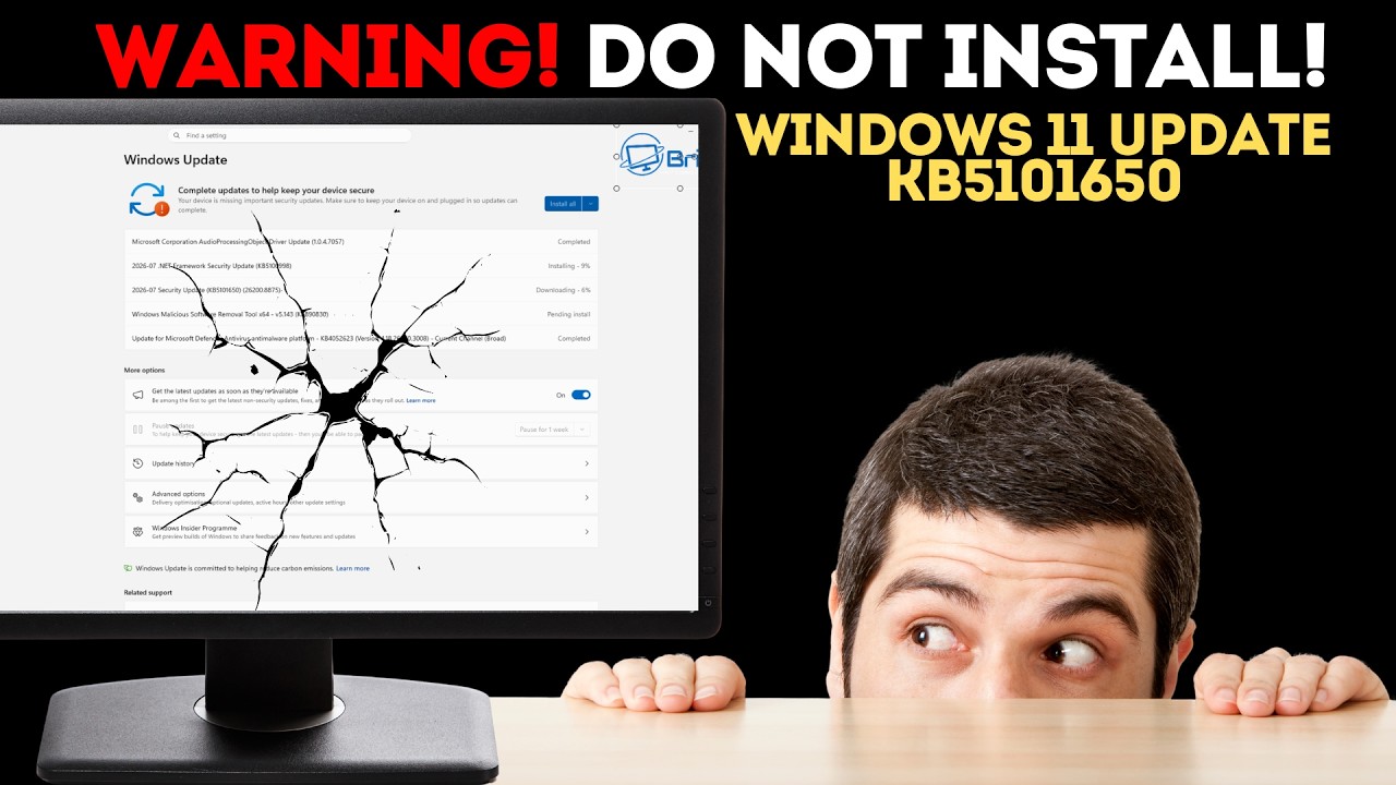 Do NOT Install This Windows 11 Update KB5101650