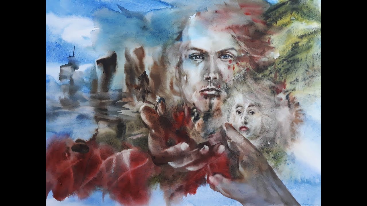 video peinture : J'ai fait un rêve d'Ecosse -