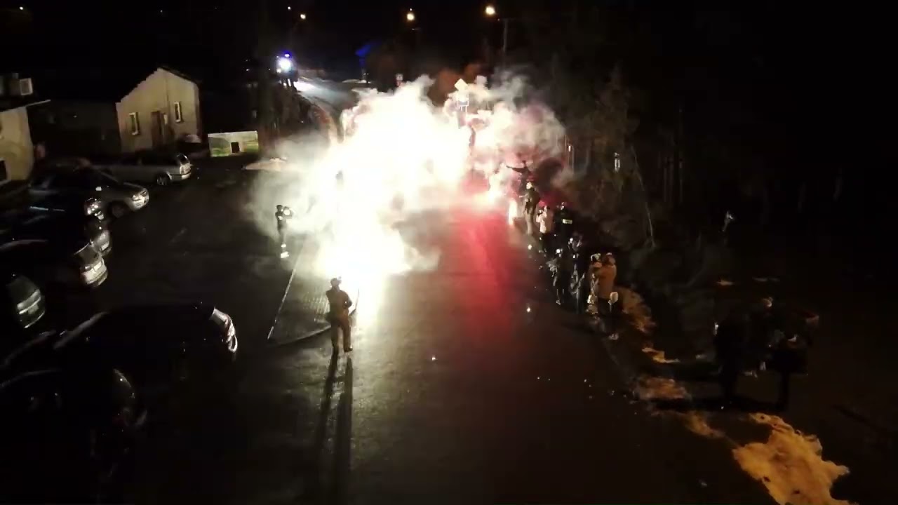 OSP Radawiec Duży powitanie nowego wozu strażackiego 15.12.2023r.