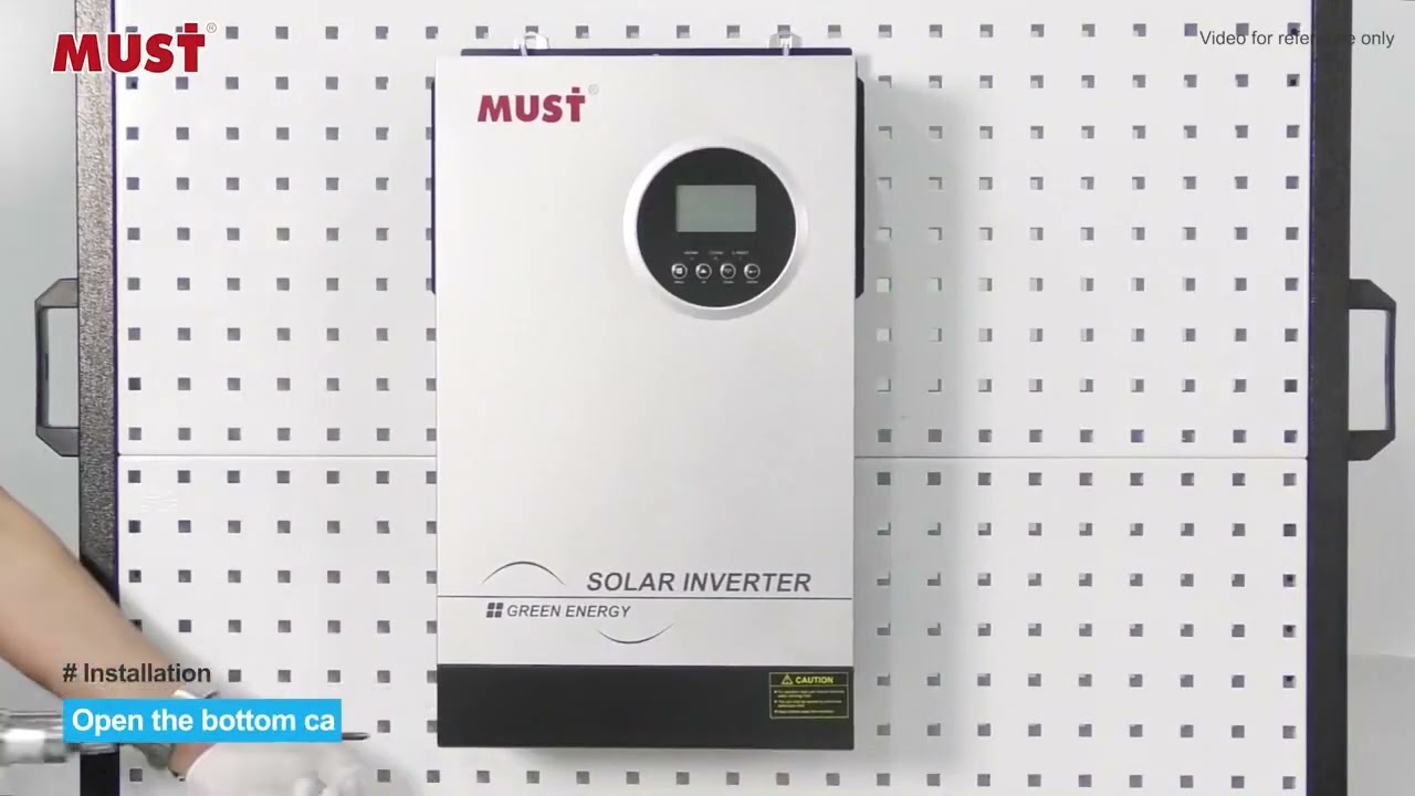 MUST Parallel PH1800 5.2KW 48V On Off Grid Hybrid Solar Inverter PV Input 6000W Grid Tie Inverter