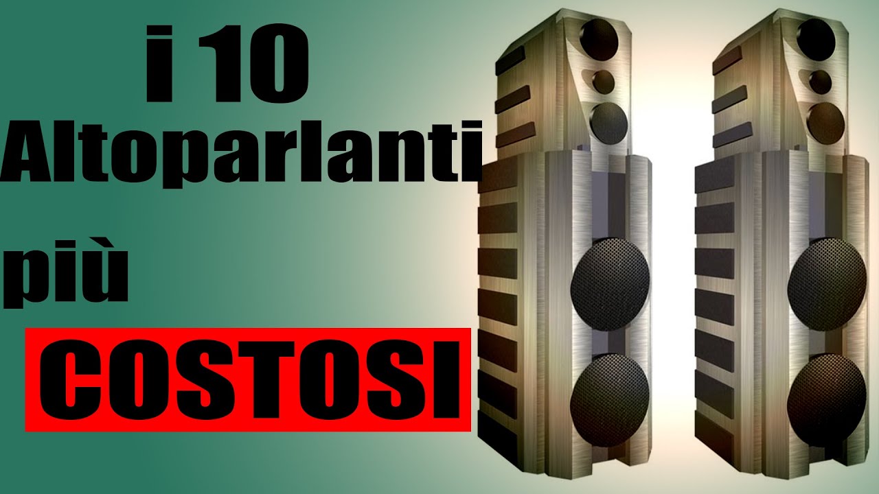 I 10 Altoparlanti Più Costosi Al Mondo