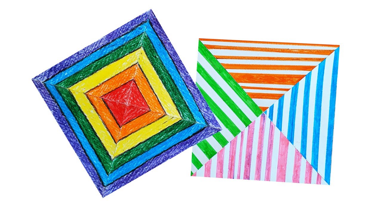 Frank Stella Inspired Art