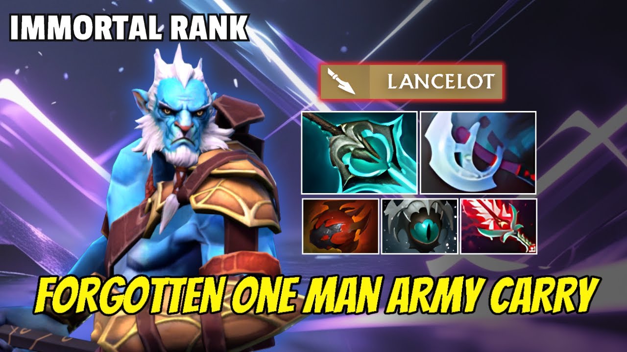 26 Kills Phantom Lancer - Forgotten One Man Army Carry | Dota 2 Pro Carry Highlights |7.38c