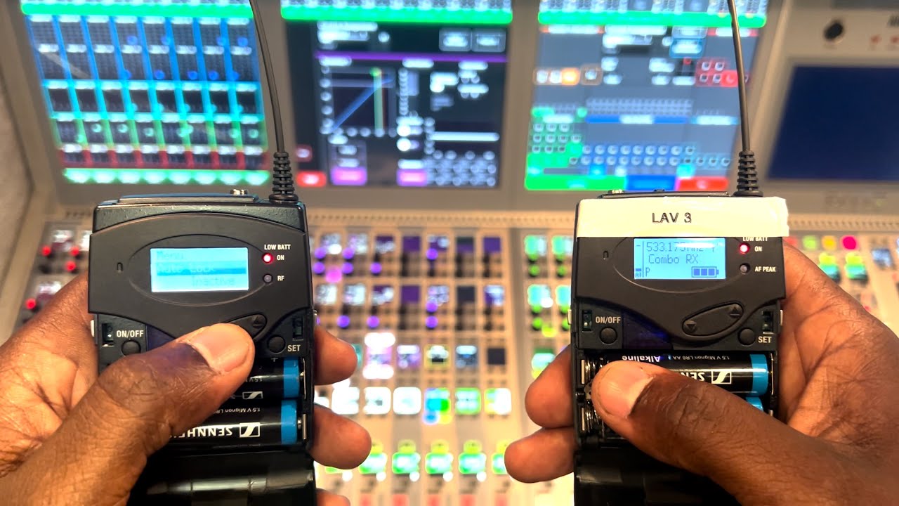 This is why i like the Sennheiser G4 EW100 Wireless Mics