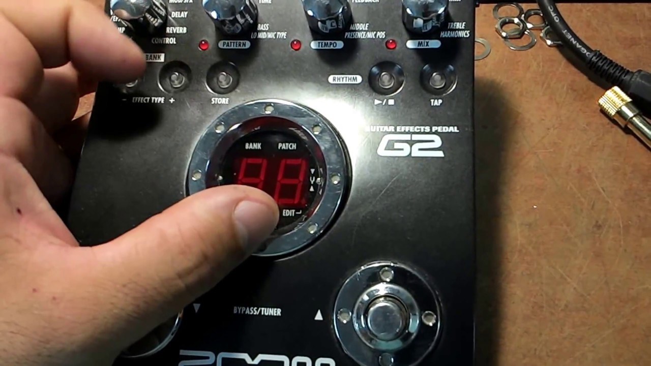 pedalera zoom g2 reparacion