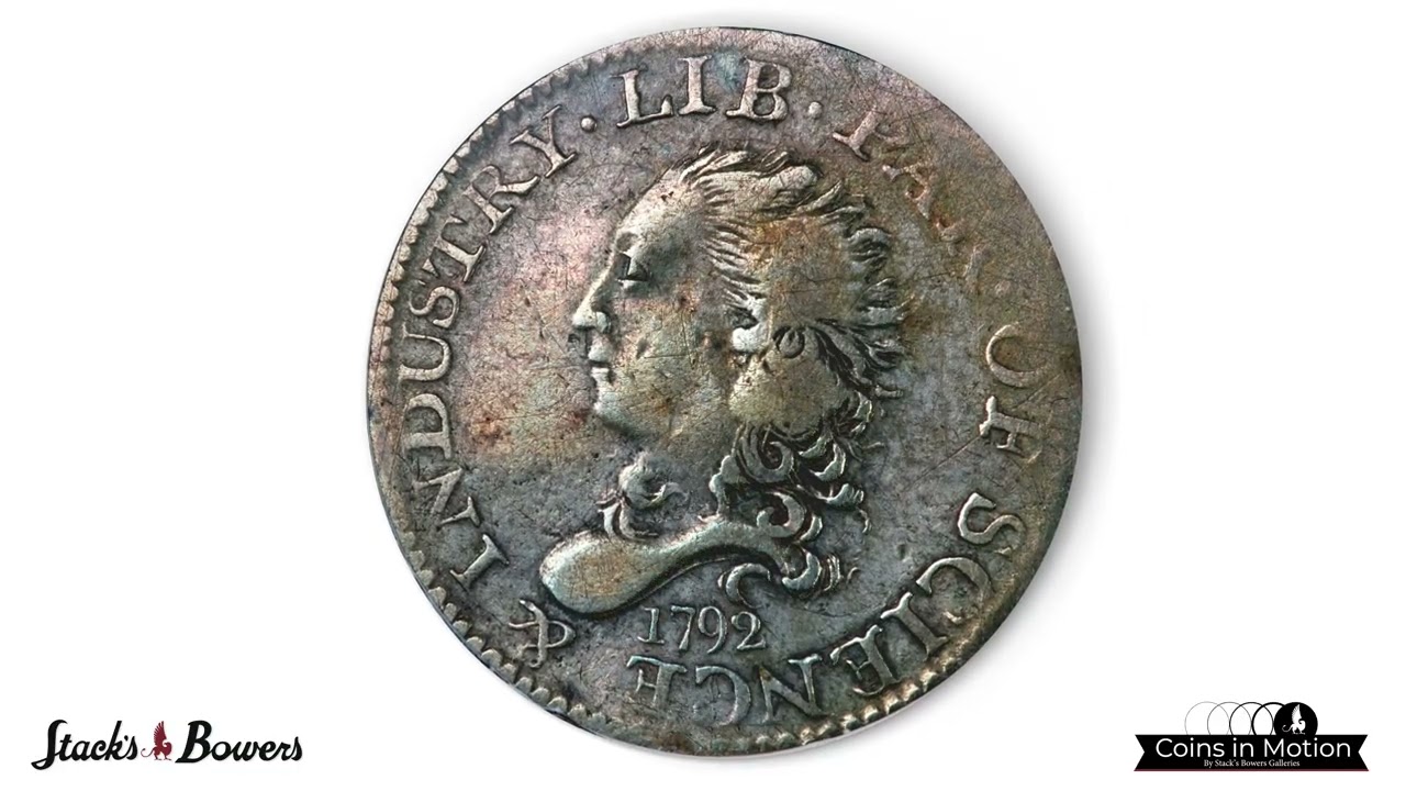1792 Half Disme. LM-1, Judd-7, Pollock-7. Rarity-4. Fine-15 (ANACS).