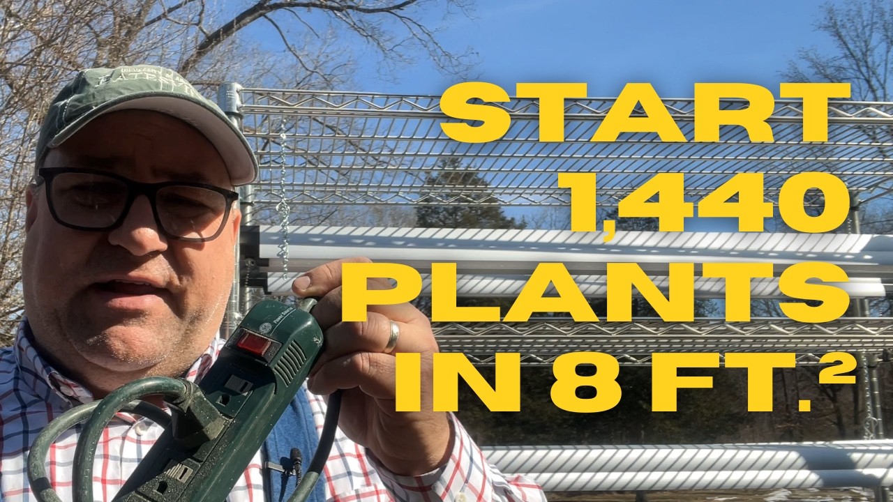 Start 1,440 plants in only 8 sq. ft.